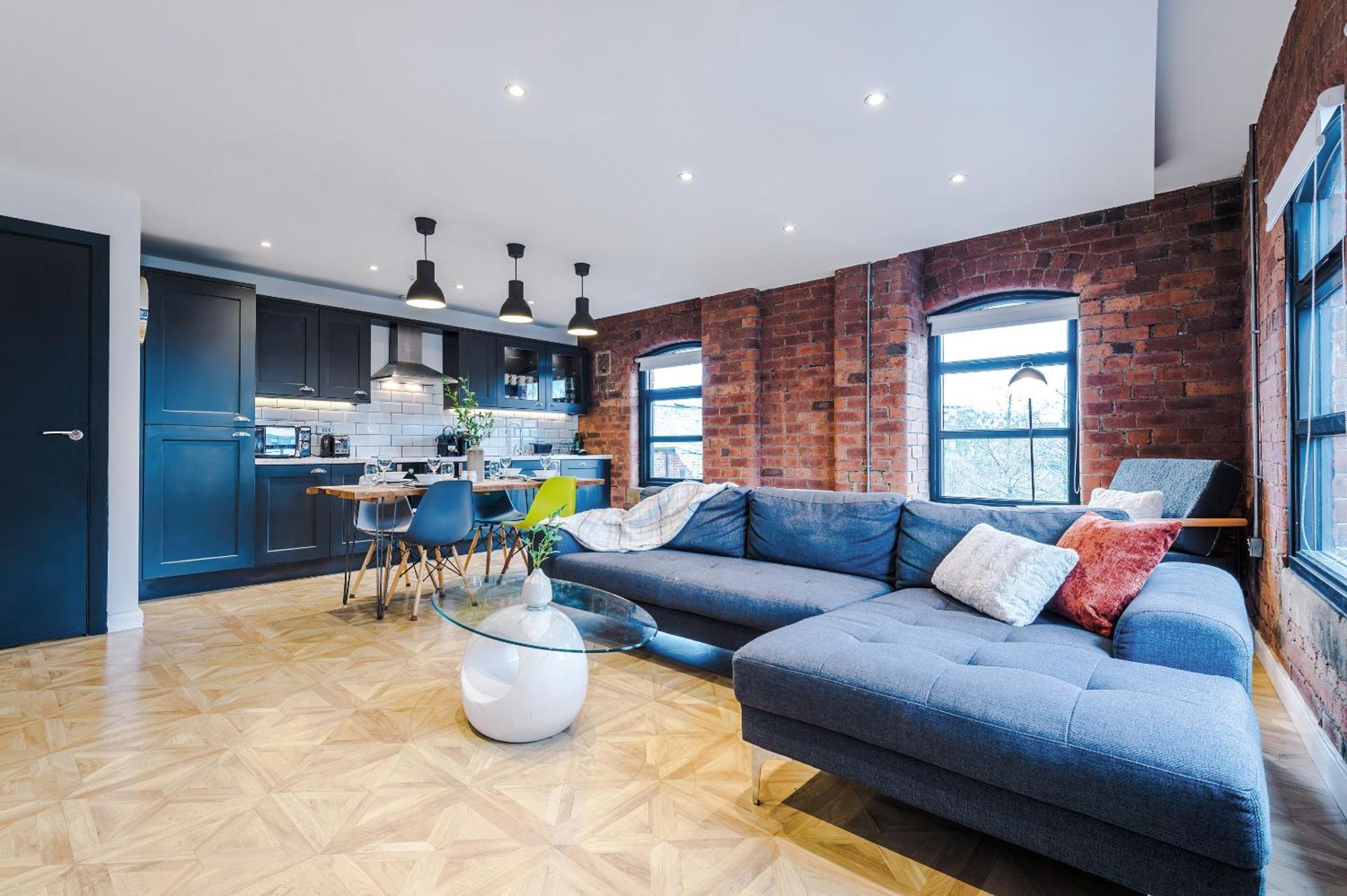 2 King Size Beds In Manhattan Styled Oversize Apartment Leeds  Bagian luar foto