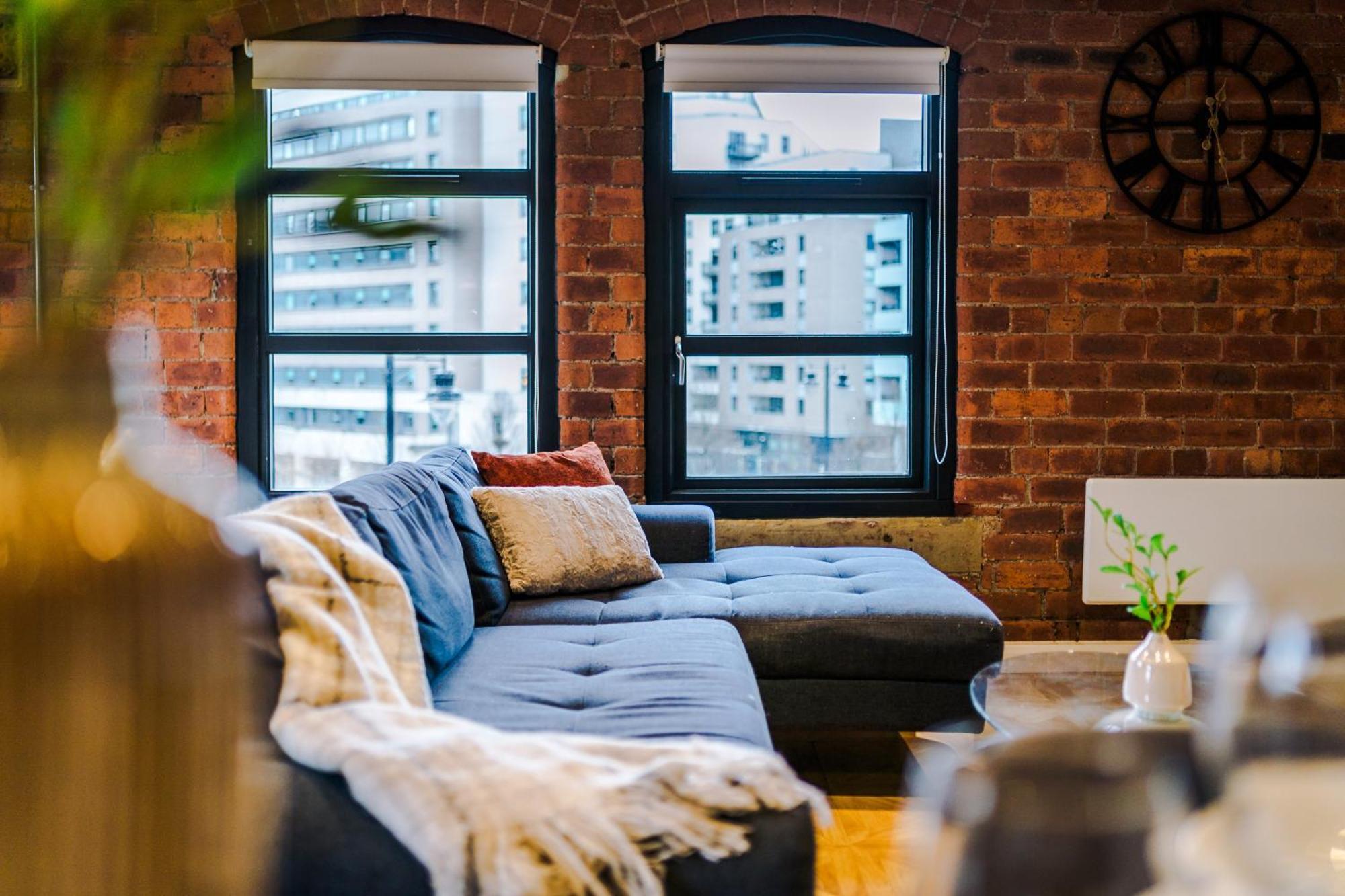 2 King Size Beds In Manhattan Styled Oversize Apartment Leeds  Bagian luar foto