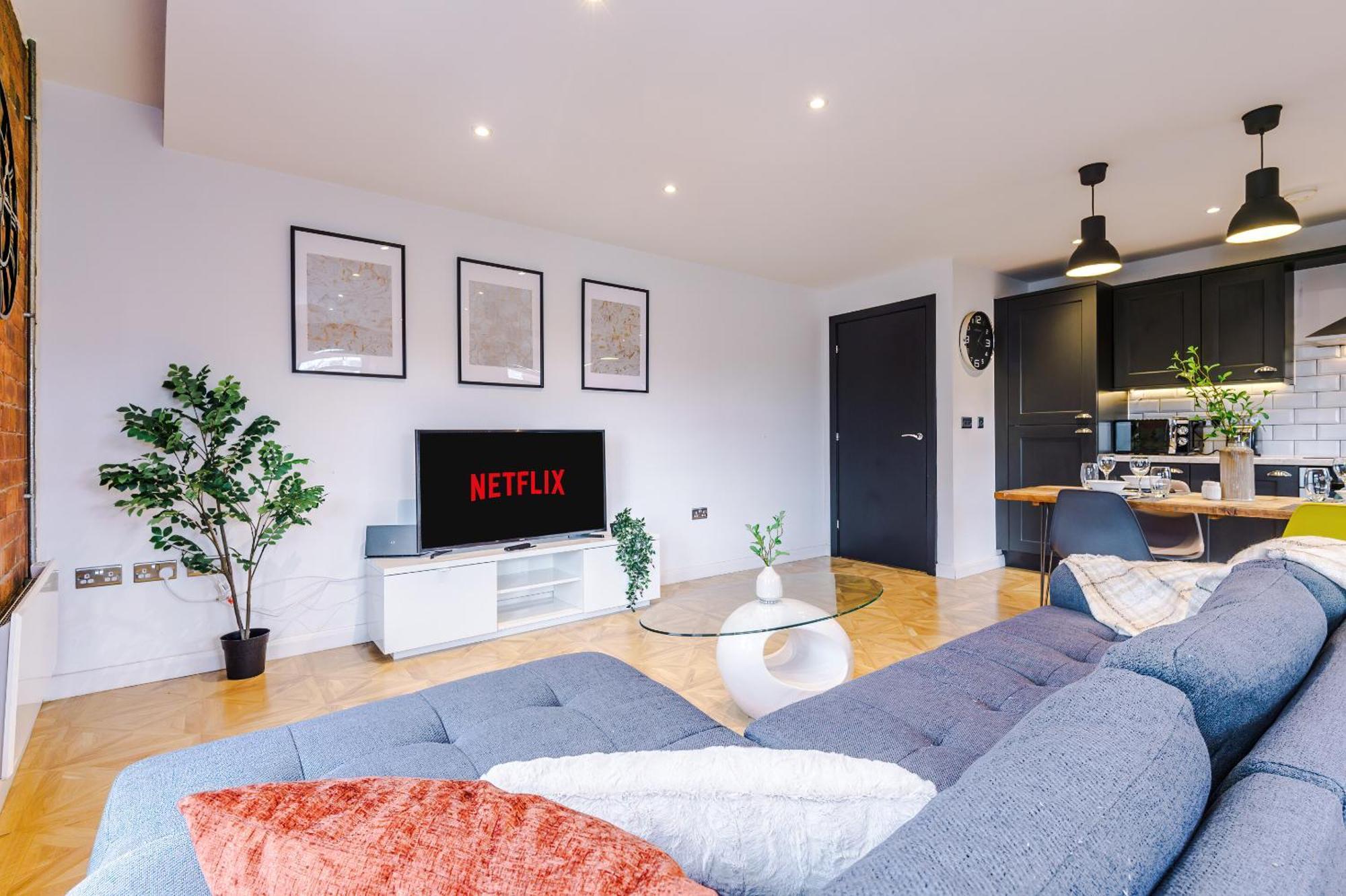 2 King Size Beds In Manhattan Styled Oversize Apartment Leeds  Bagian luar foto